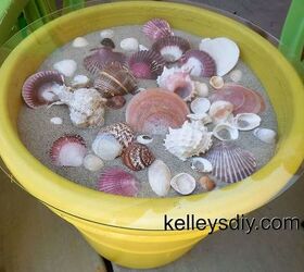 s 31 coastal decor ideas perfect for your home, Make An Outdoor Seashell Table