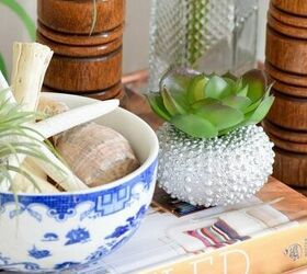 s 31 coastal decor ideas perfect for your home, Create A Vase With A Sea Urchin