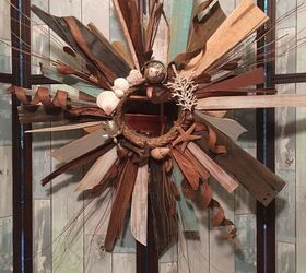 s 31 coastal decor ideas perfect for your home, Build A Wreath From Driftwood