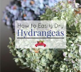 how to dry hydrangeas