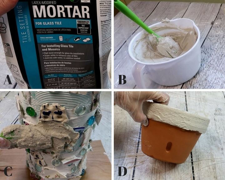 pvc mosaic planters