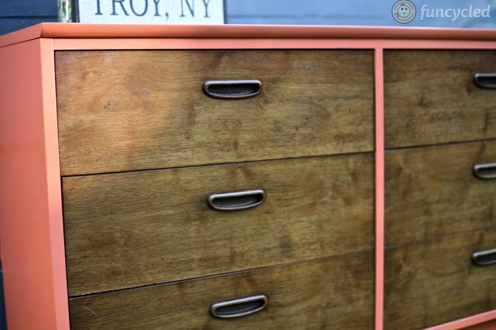 Burnt Orange Mid Century Dresser Hometalk