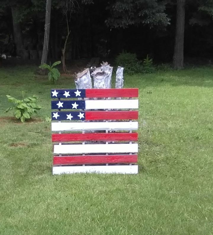 q is there something else i can do with a pallet i have did some flag