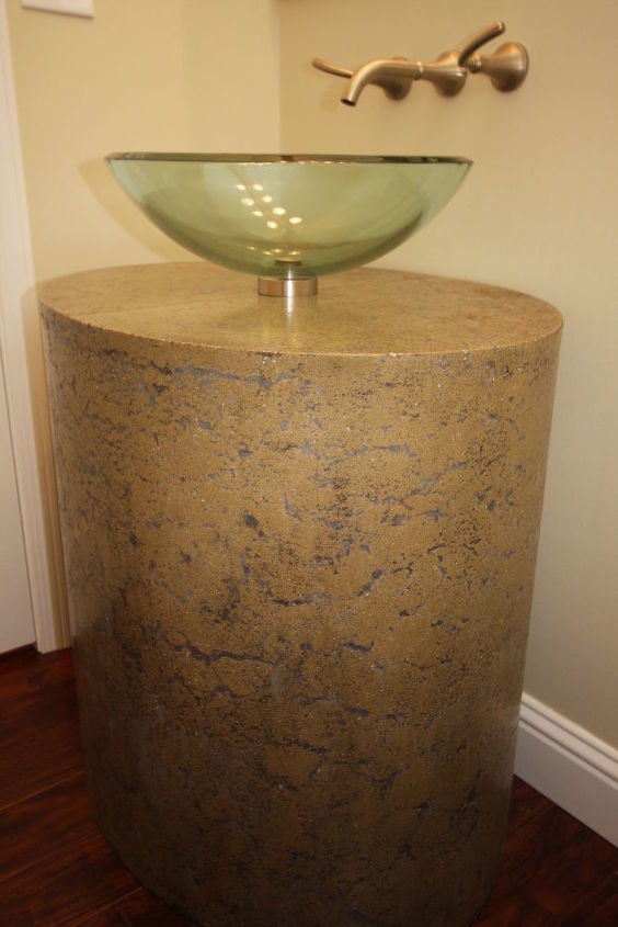 s 20 easy concrete projects that anyone can make, Stunning Concrete Vanity Base