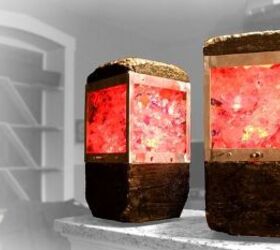 20 easy concrete projects you absolutely can do, Concrete Upcycled Glass Lamps
