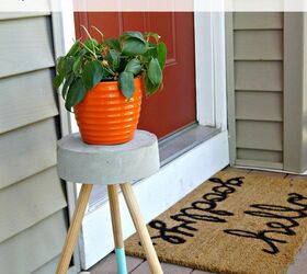 20 easy concrete projects you absolutely can do, 5 Concrete Plant Stand