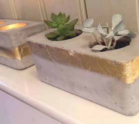 20 easy concrete projects you absolutely can do, Votive Planter You decide