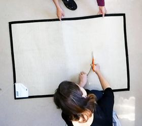 create the cutest polkadot doormat ever