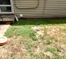 q how to flagstone on grass