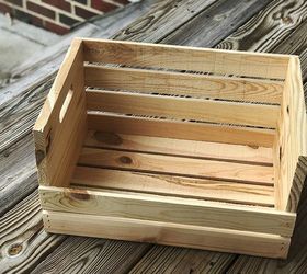 diy wood crate dog bed