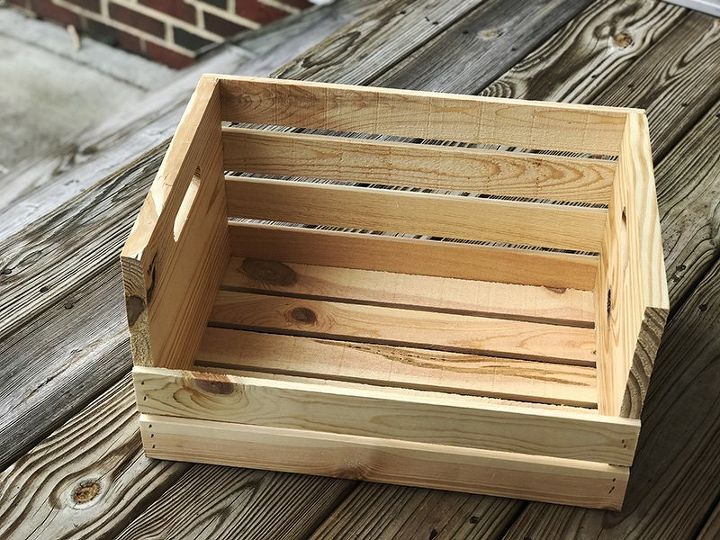 How To Make A Diy Wood Crate Dog Bed, Wooden Crate Style Dog Bed