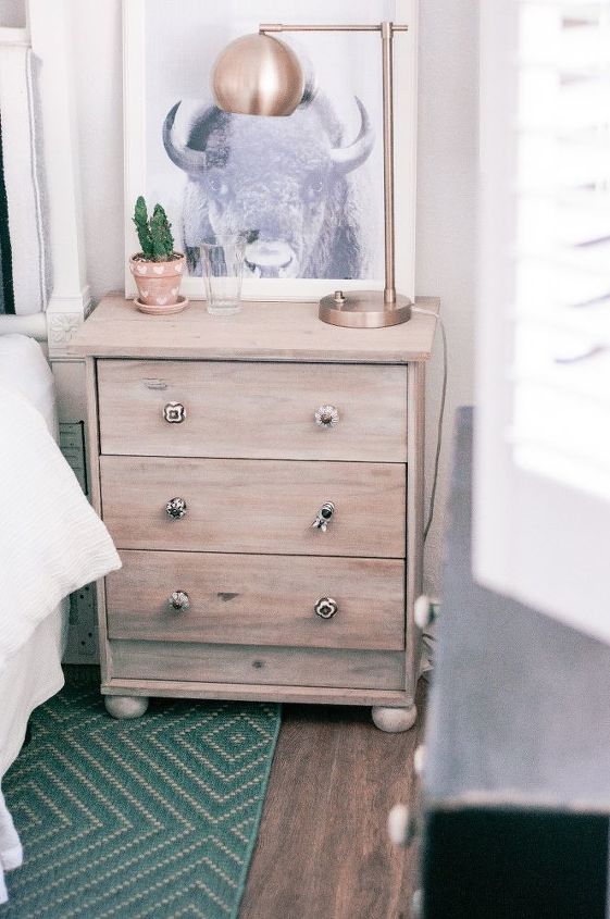 simple cheap chic diy nightstand styling