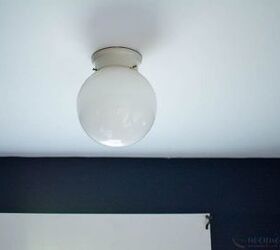easy upgrade for your flush mount ceiling light