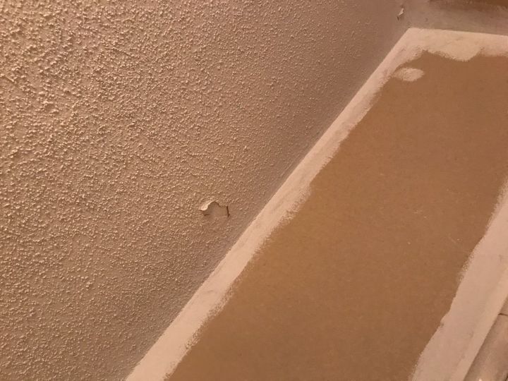 q how do i repair popcorn ceiling where some of it has come off