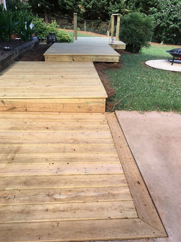 Diy Wooden Boardwalk Hometalk Diy Wooden Boardwalk