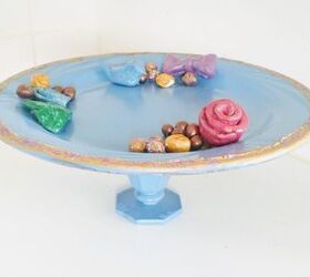 pastel colored cake dish with a gold edge sold at anthropologie