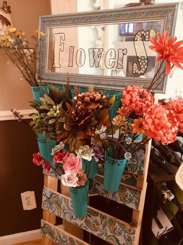 cartel de la tienda de flores