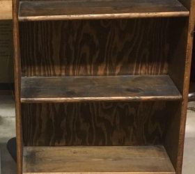 repurposed bookshelf