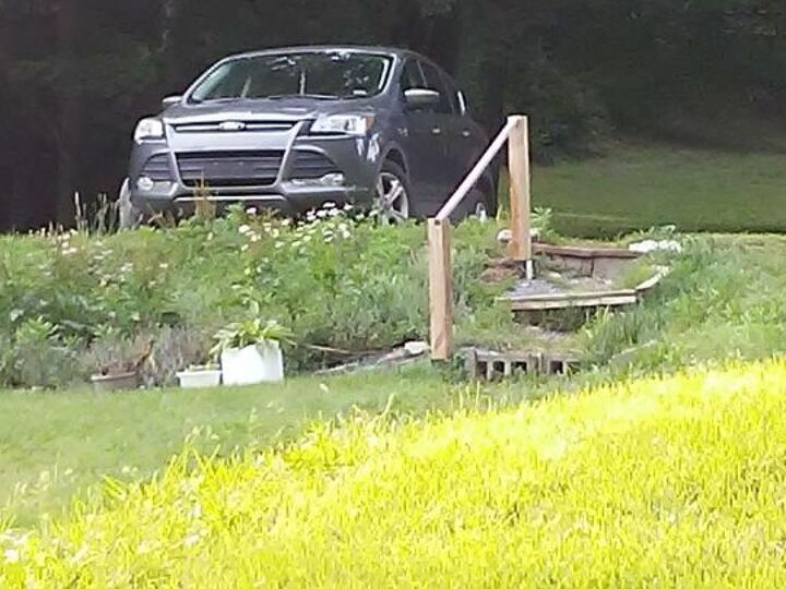 q how can we fix the bank below our driveway