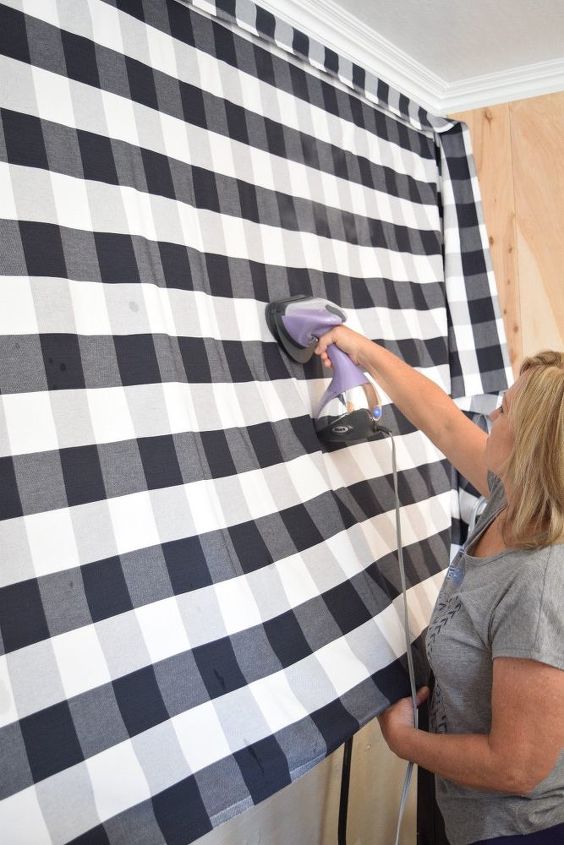 Diy Fabric Wallpaper Hometalk Diy Fabric Wallpaper Hometalk