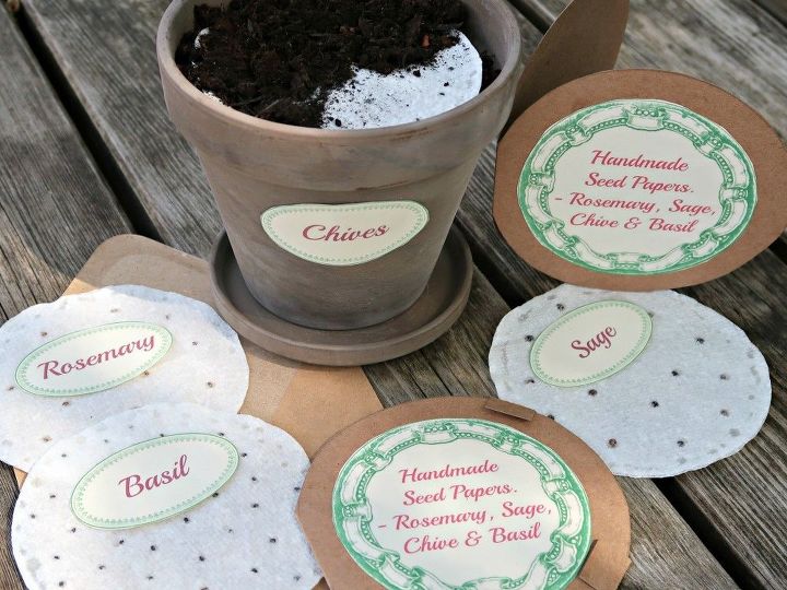 how to make super easy plantable seed paper