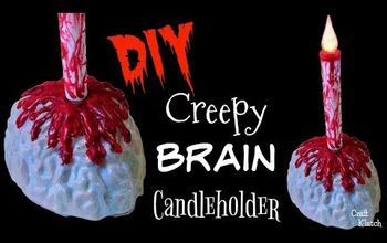  Cérebro de velas de Halloween DIY