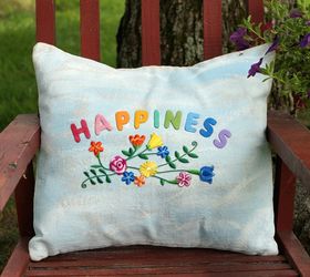 criando um travesseiro de felicidade