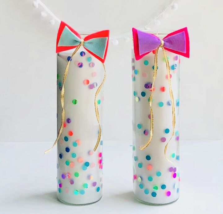 s 15 top picks from our lighting challenge, Holly s Super Cute Confetti Candles