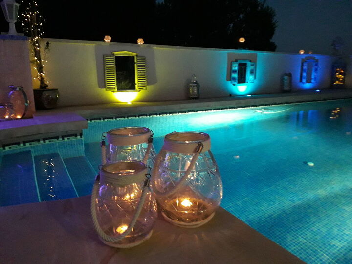 s 15 top picks from our lighting challenge, Denise s Poolside Party Lanterns