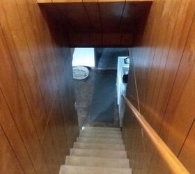 how do i lighten up this basement stairway