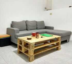 make your own pallet coffee table