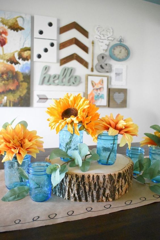 simple late summer inspired table