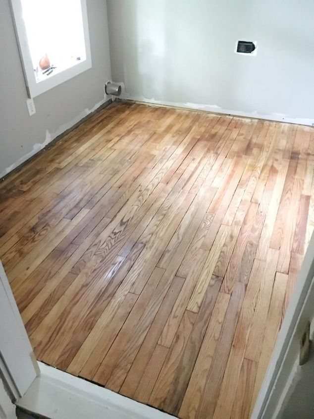 refinishing 100 year old floors using only oil