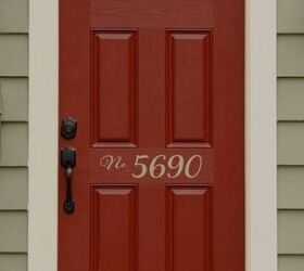 q i m going to paint my front door a deep red