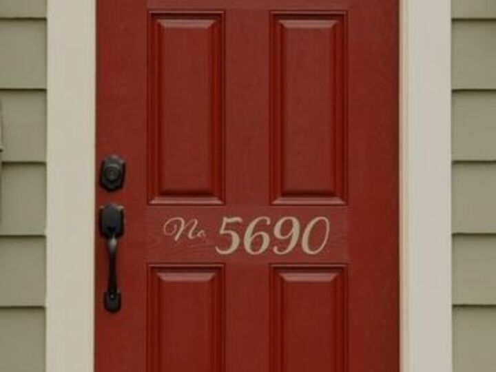 q i m going to paint my front door a deep red