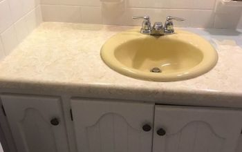 How do I paint my counter top in the bathroom?