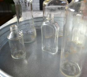 the secret to cleaning vintage glass bottles