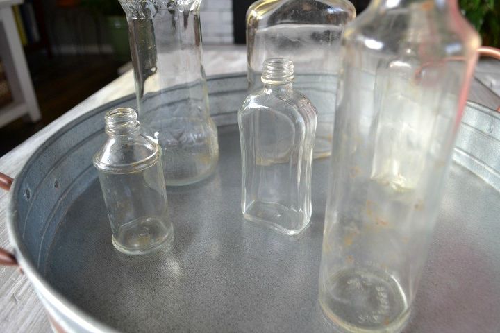 the secret to cleaning vintage glass bottles