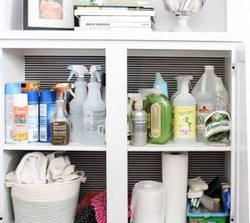 cleaning cabinet makeover