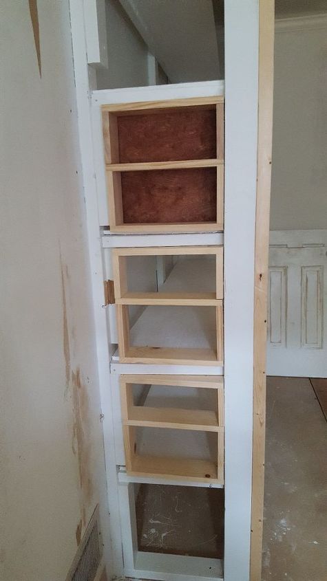 linen closet build