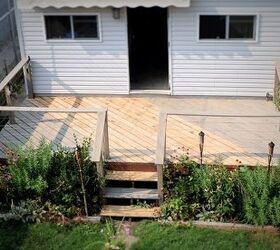 strip and stain a wood deck anew