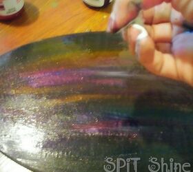 Unicorn selling spit Sparkle gel stain