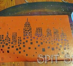fun project using unicorn spit sparkling gel stain