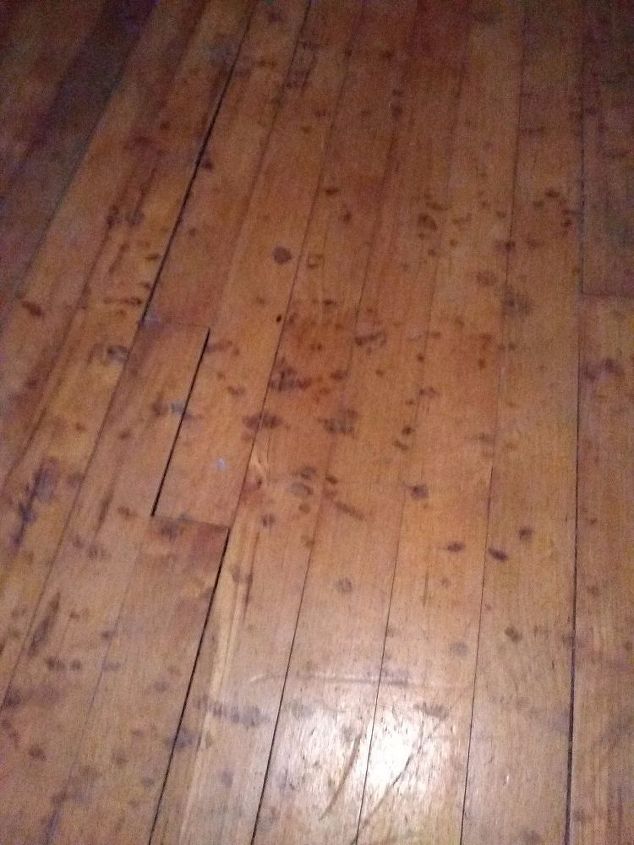 how do i remove these dark spots of pet urine off my wood floors