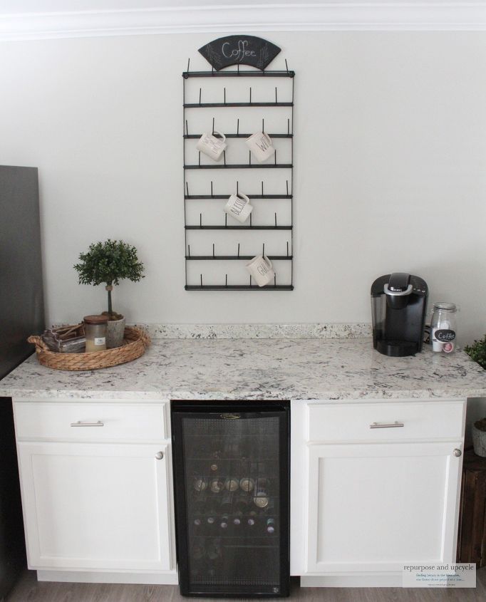 18 ways to get the farmhouse kitchen of your dreams, Every hostess needs a Farmhouse coffee bar