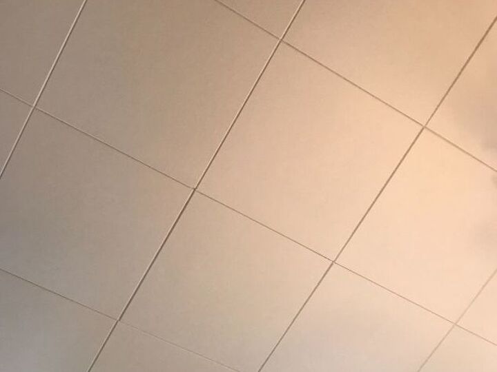 q fast way to update ceiling tiles in a older home