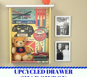 upcycled drawer shadowbox