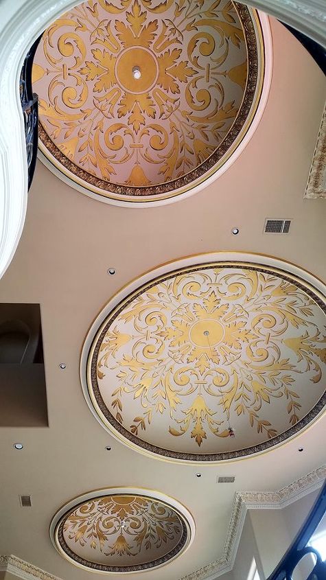 stunning metallic statement ceilings