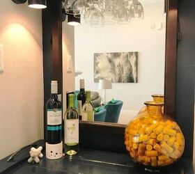 diy custom wine bar serving tray using reclaimed wood ikea bed slats