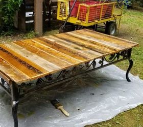 coffee table from pallet wood